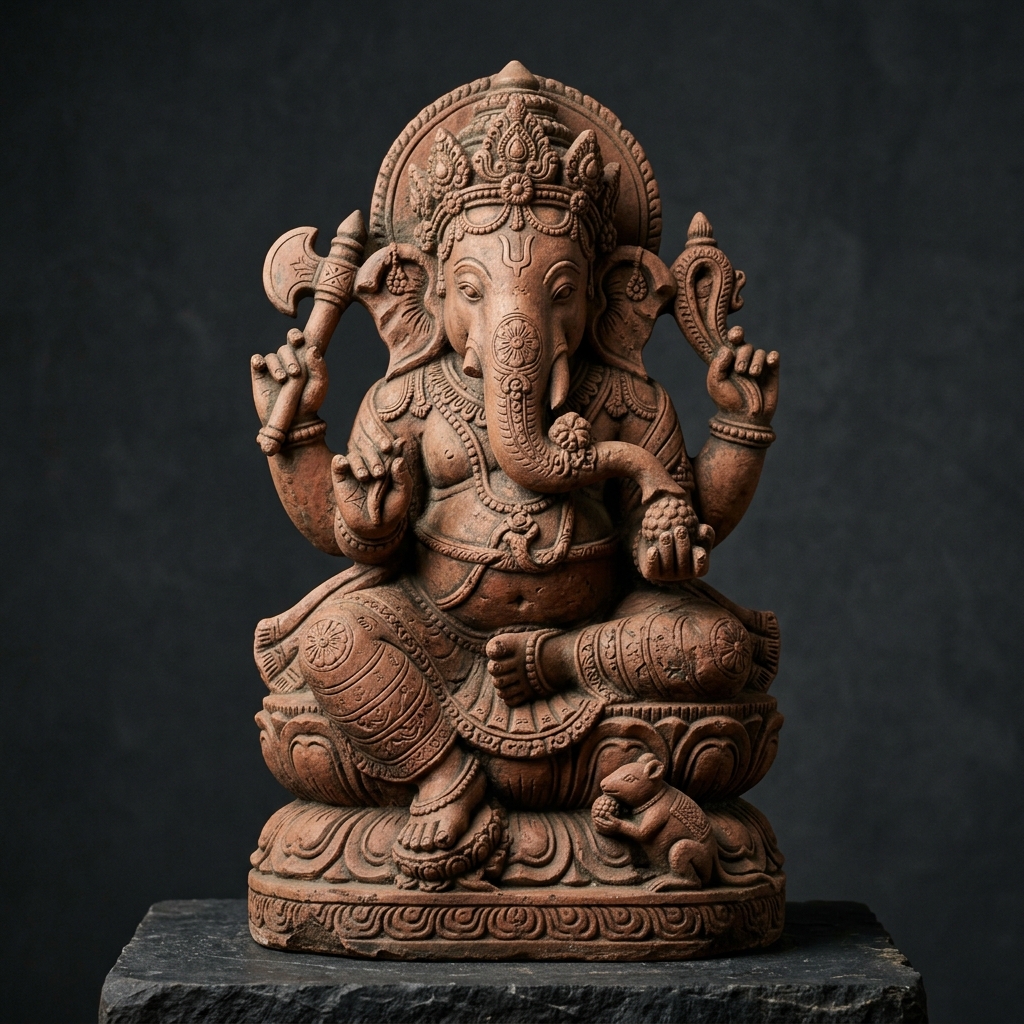 Gentle Ganesh Sculpture